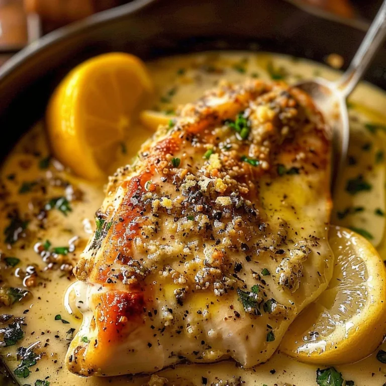 Poulet Crémeux au Citron et Parmesan : Délicieuse Recette