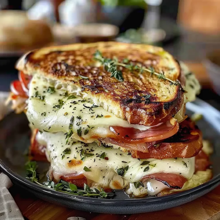 Croque Monsieur à l’Italienne: Un Twist Savoureux