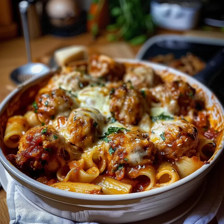 Gratin de Linguine et Boulettes en Sauce : Une Recette Savoureuse