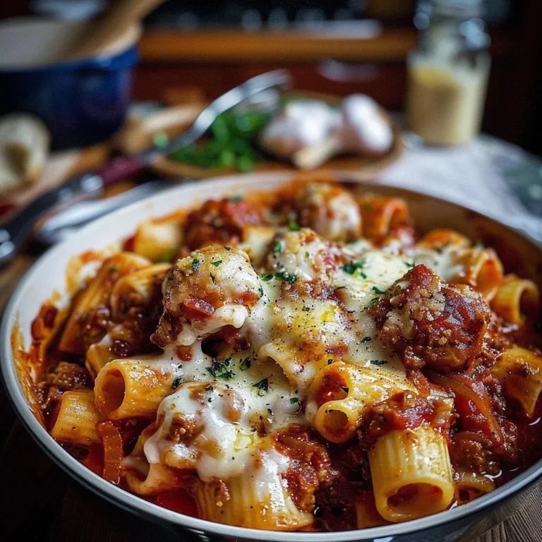 Gratin de Linguine et Boulettes en Sauce : Recette Délicieuse