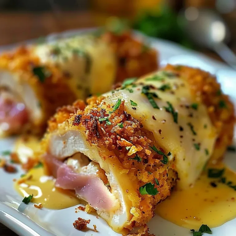 Roulés de Poulet Cordon Bleu: Une recette irrésistible