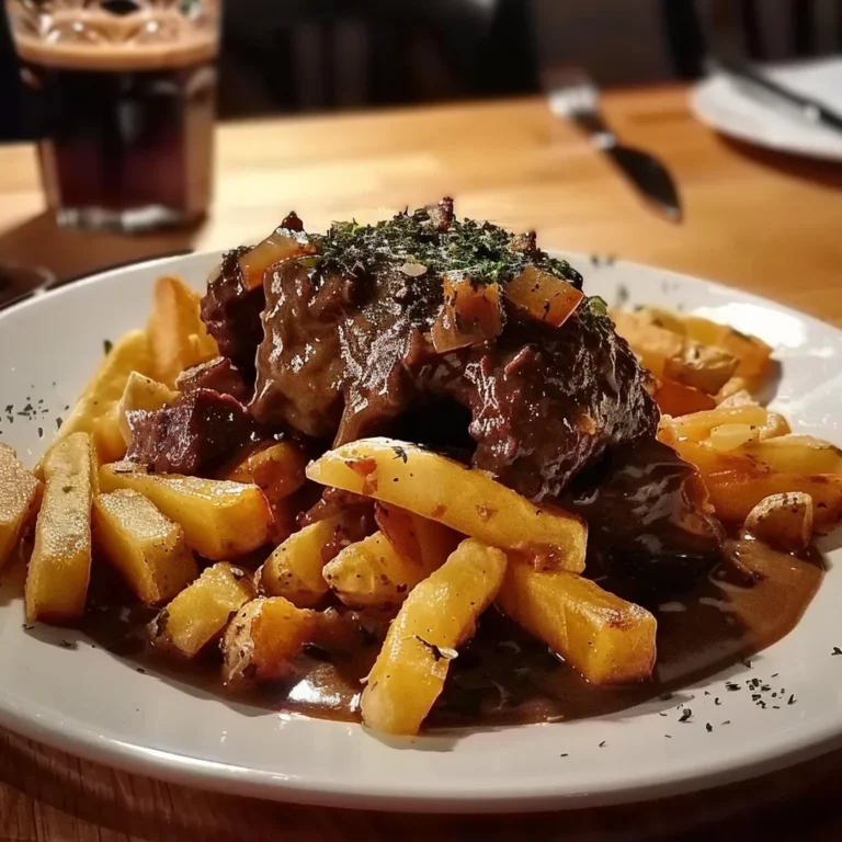 Recette Carbonade Flamande avec Frites Savoureuses
