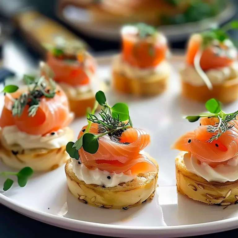 Délice Festif : Mini Roulés au Saumon Fumé et Boursin