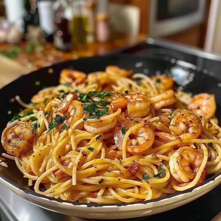 Recette rapide : Spaghetti aux Crevettes et à l’Ail en 20 minutes