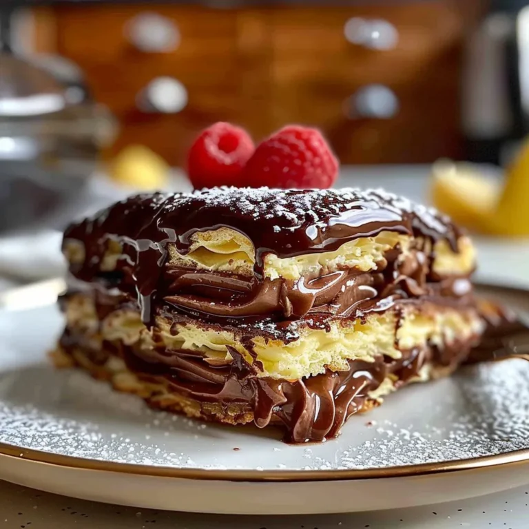 Gâteau éclair au chocolat sans cuisson : délice facile à réaliser