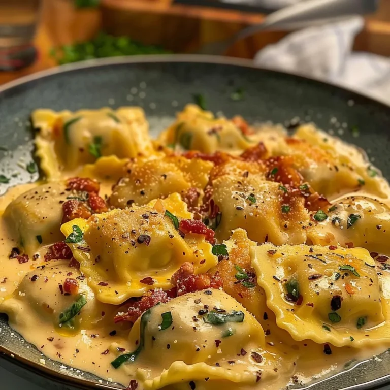 Creamy Tuscan Ravioli : Recette Délicieuse et Facile