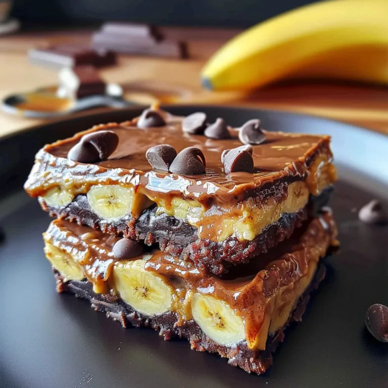Carrés Fondants Banane et Chocolat : Un Délice Incontournable