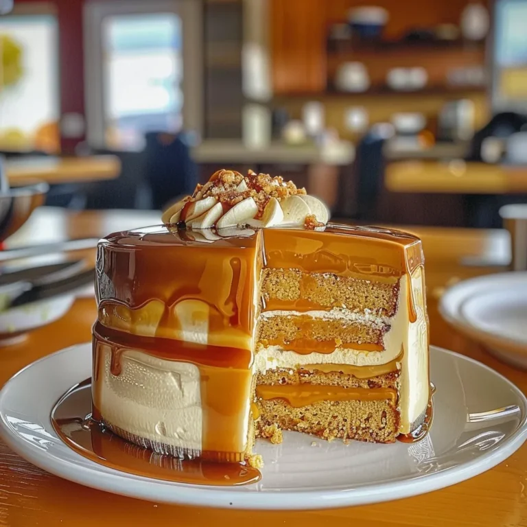 Gâteau à Niveaux de Cheesecake au Caramel et Citrouille