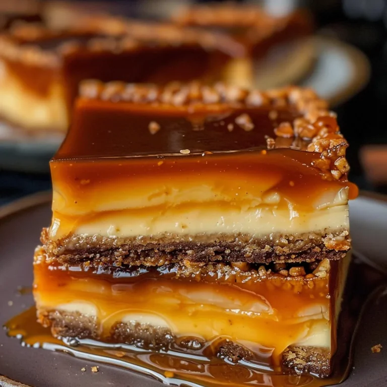 Dulce de Leche Cheesecake Bars : Délicieuses et Faciles
