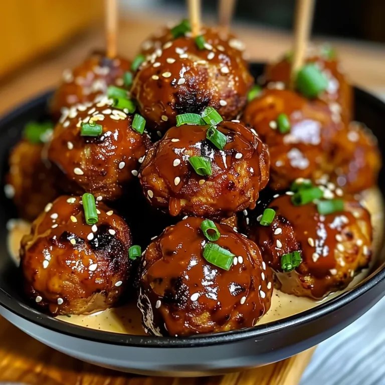 KOREAN BBQ MEATBALLS WITH SPICY MAYO DIP – Délicieux et Faciles
