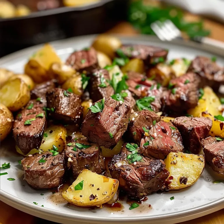 Garlic Butter Steak Bites and Potatoes: Délicieux et Facile