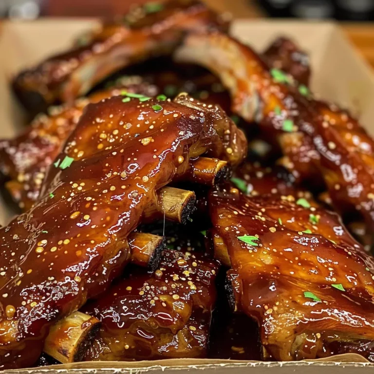 Sticky Honey Garlic Ribs : Un Délice sucré-salé