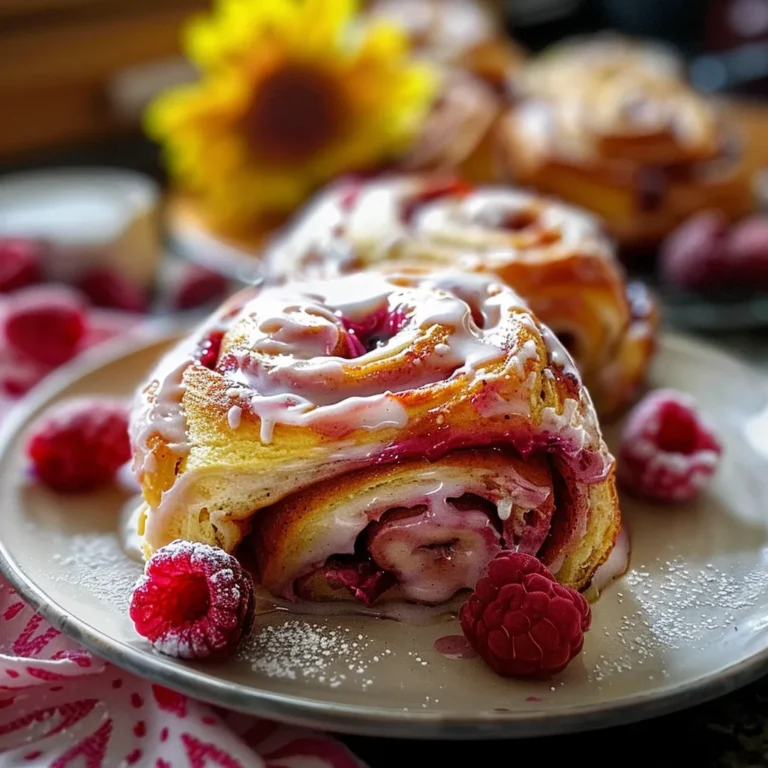 Raspberry Cinnamon Rolls : Délicieux Brioches Maison
