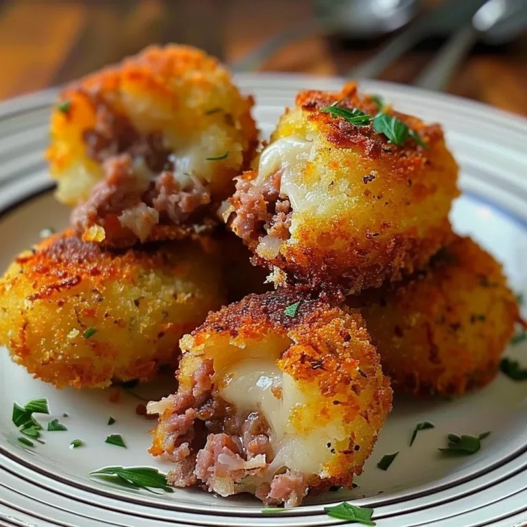 Croquettes de pommes de terre farcies à la viande