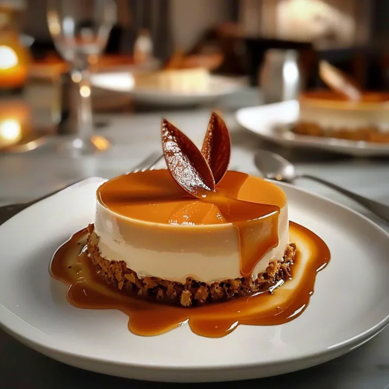 Entremet Vanille et Caramel : Un Délice à Déguster