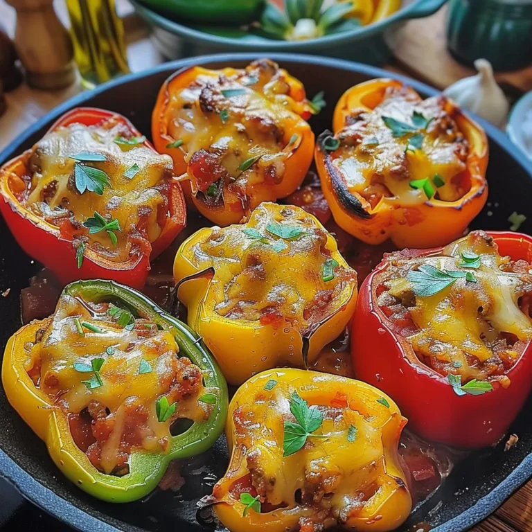 Poivrons Farcis Faciles : Recette Simple et Savoureuse