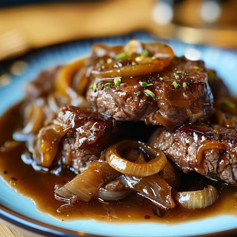 Bœuf Caramélisé aux Oignons et Sauce Soja Maison
