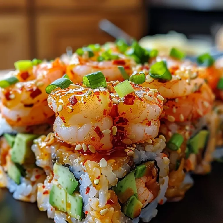 Spicy Shrimp Sushi Stacks : Une délicieuse recette à essayer