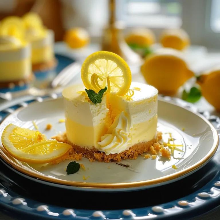 Lemon Cheesecake Mousse : Un Délice Citronné en Dessert