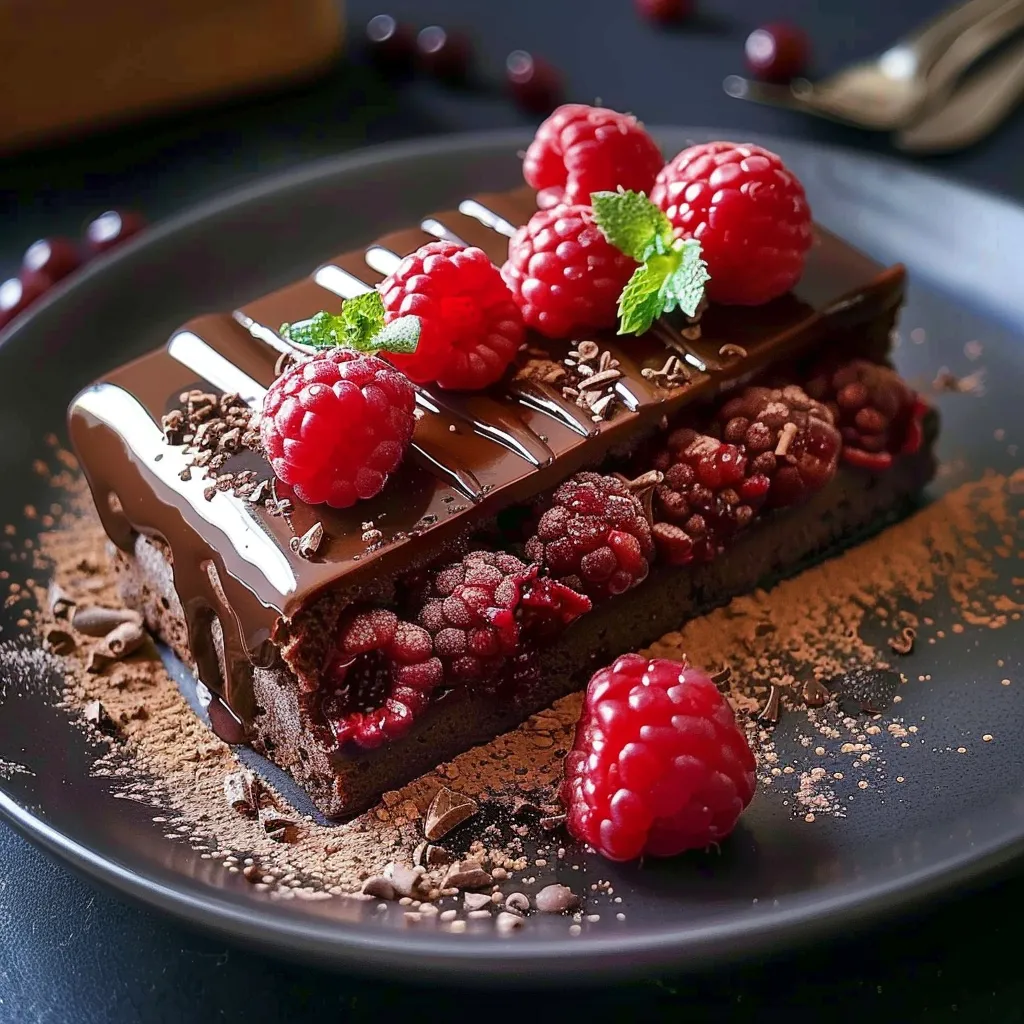 Tips for Gâteau au chocolat et aux framboises