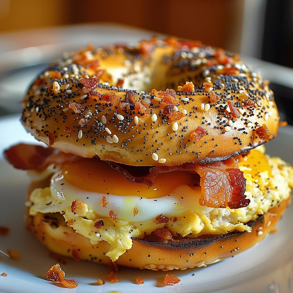 Tips for Bagel Farci aux Œufs et au Bacon 