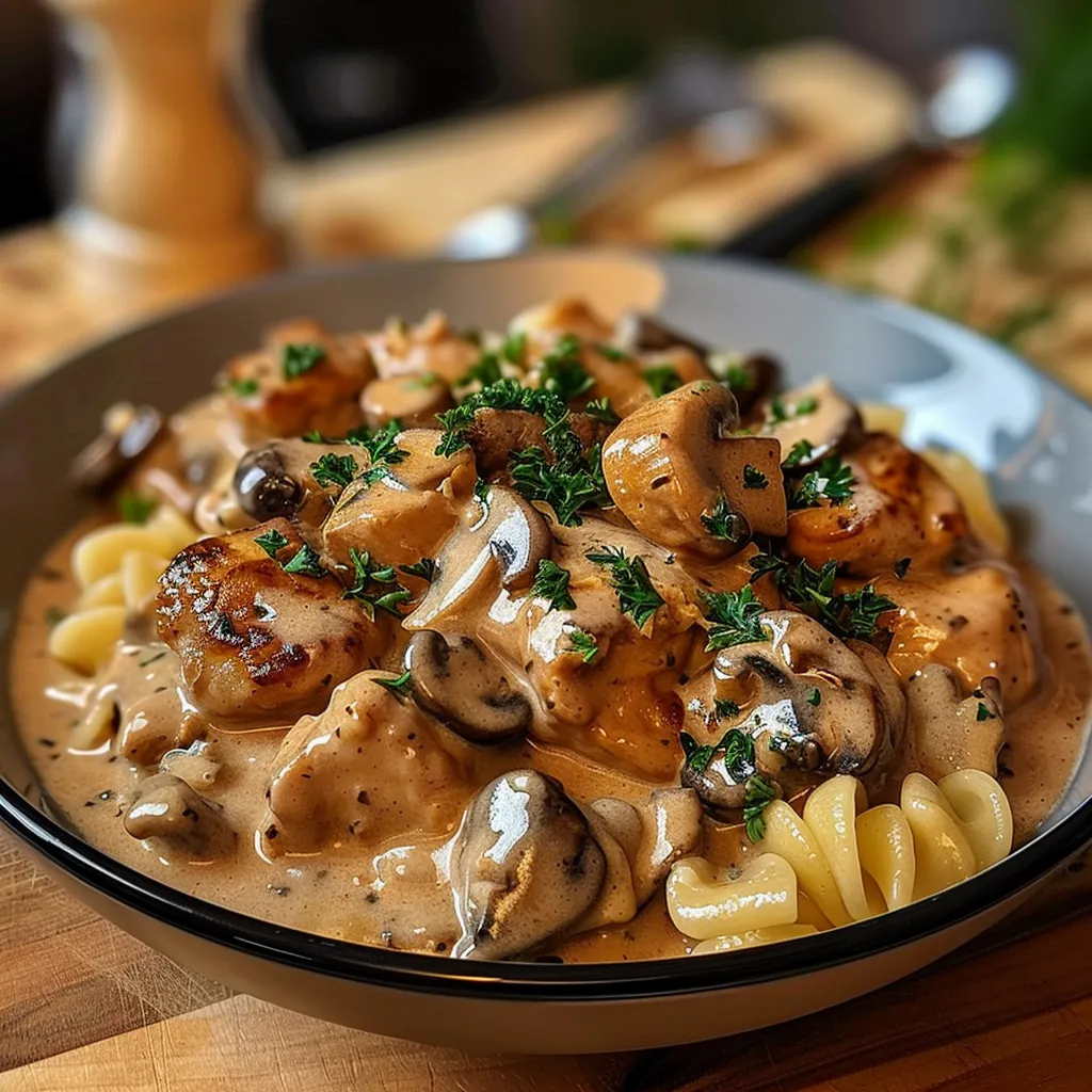 Tips for Stroganoff de Poulet aux Champignons 