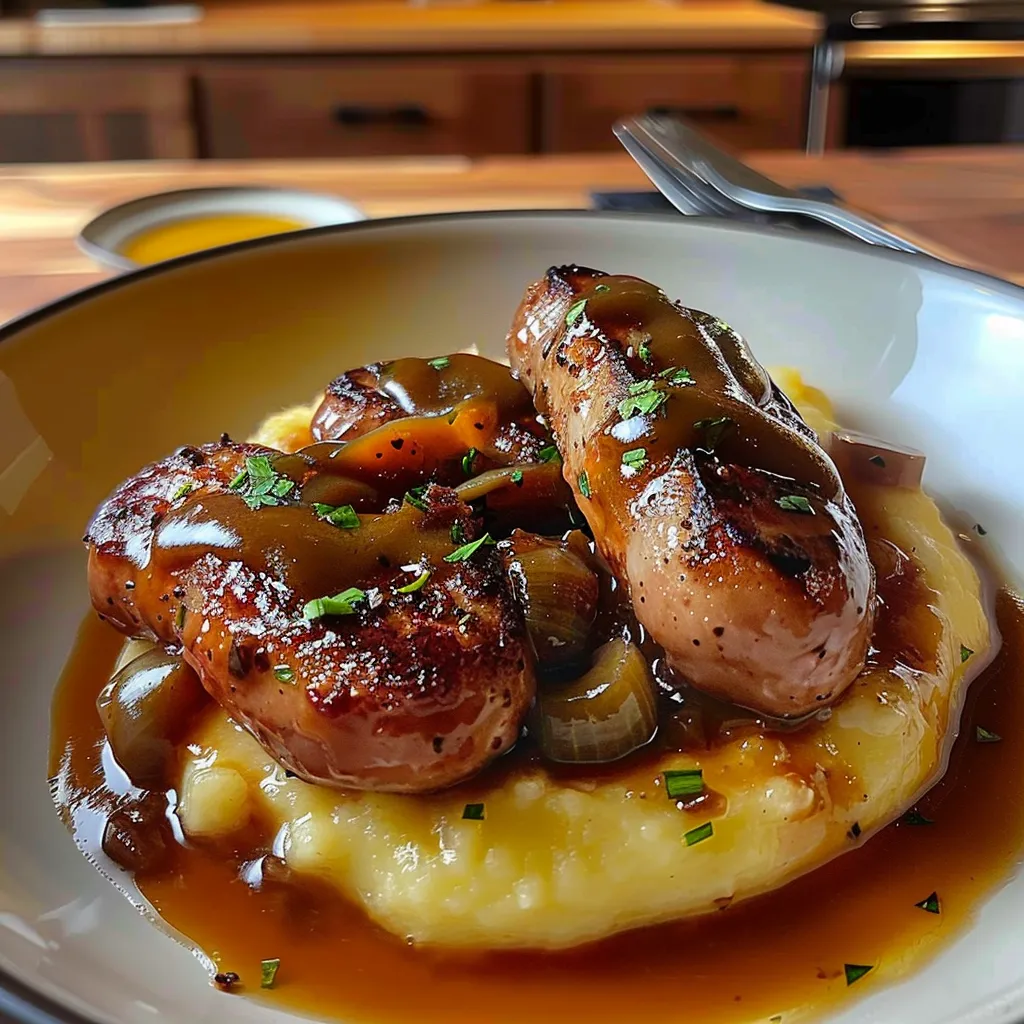 Tips for Bangers et Purée avec Sauce à l’Oignon
