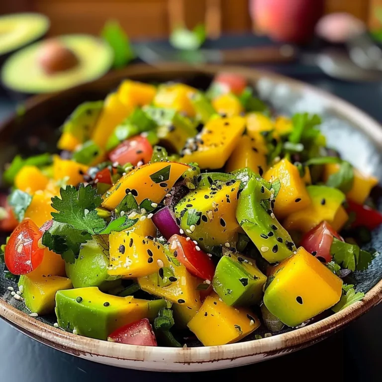 Avocado Mango Salad : Une Recette Délicieuse et Fraîche