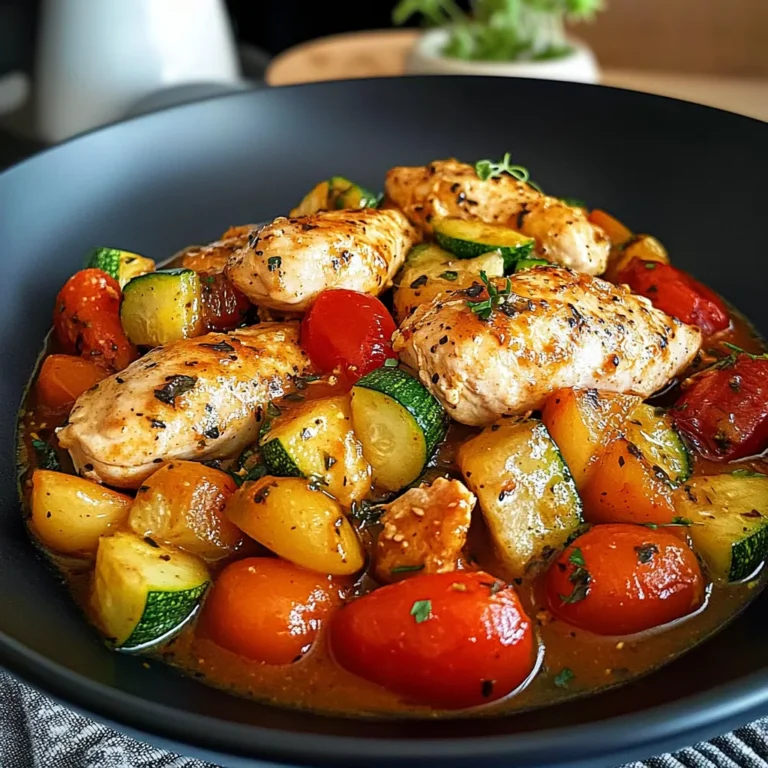 Émincé de Poulet aux Courgettes et Tomates Cerises : Recette Délicieuse