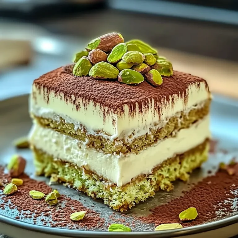 Le Meilleur Tiramisu à la Pistache : Délice Crémeux et Gourmand