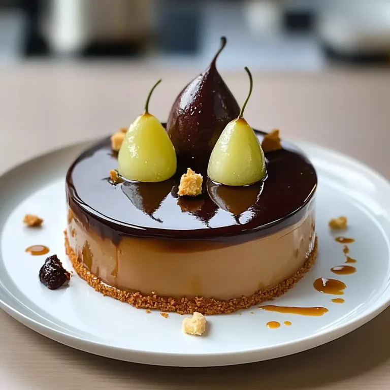 L’Art Sublime de l’Entremet Poire Chocolat : Un Voyage Culinaire