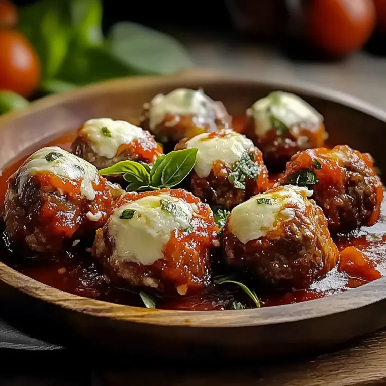 Boulettes de Viande à la Tomate et à la Mozzarella – Recette Savoureuse