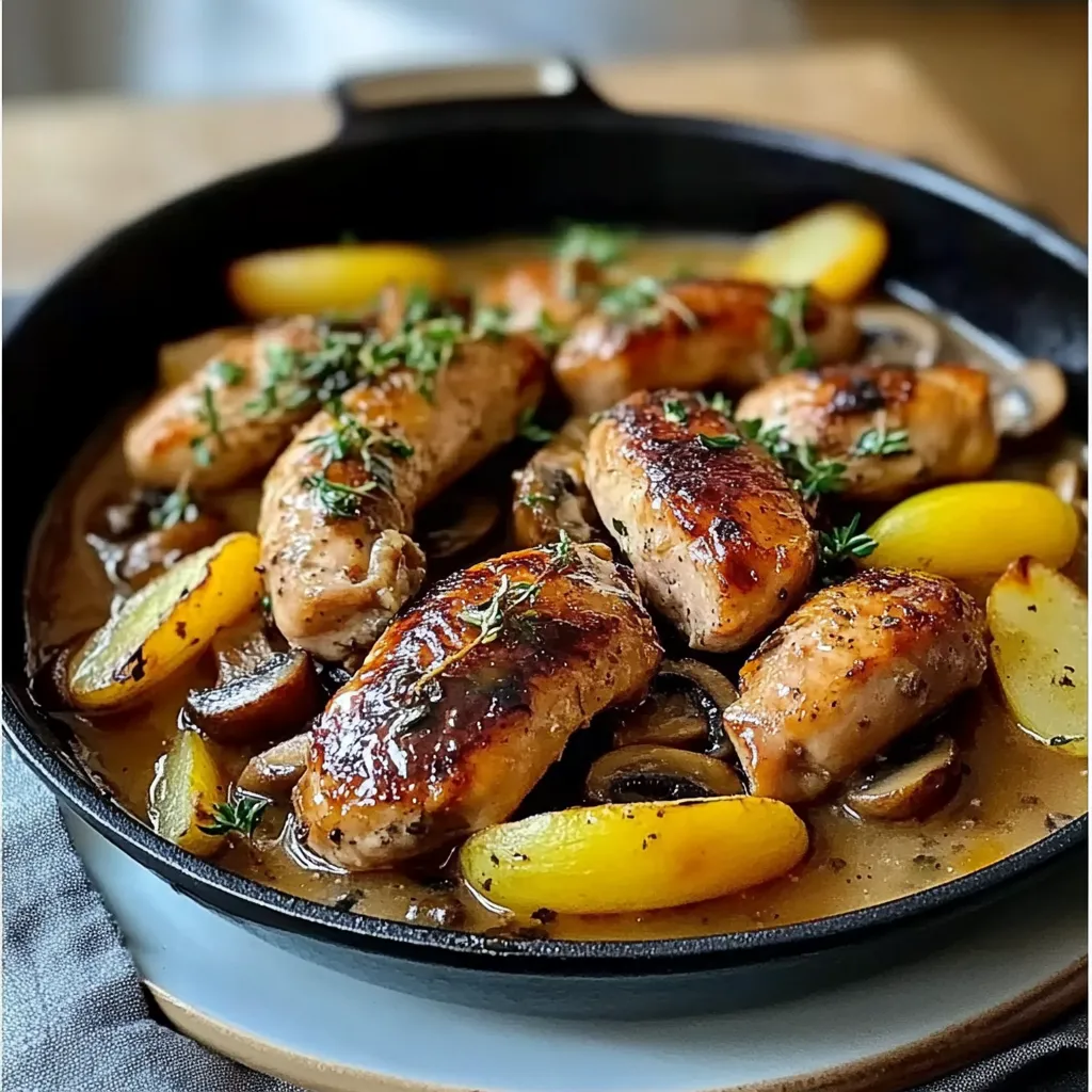 Tips for Saucisses Champignons et Pommes de Terre au Four 