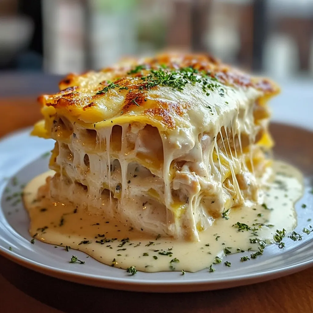Tips for Lasagnes Fondantes au Poulet et Sauce Blanche Crémeuse 