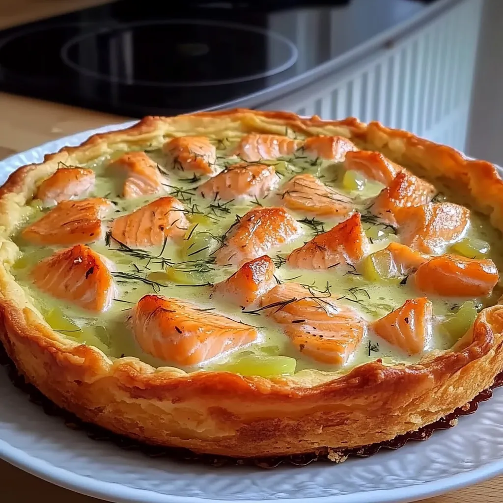 Tips for Savourez l’Exquis : Recette de Tarte au Saumon et Oignon à la Crème Fraîche