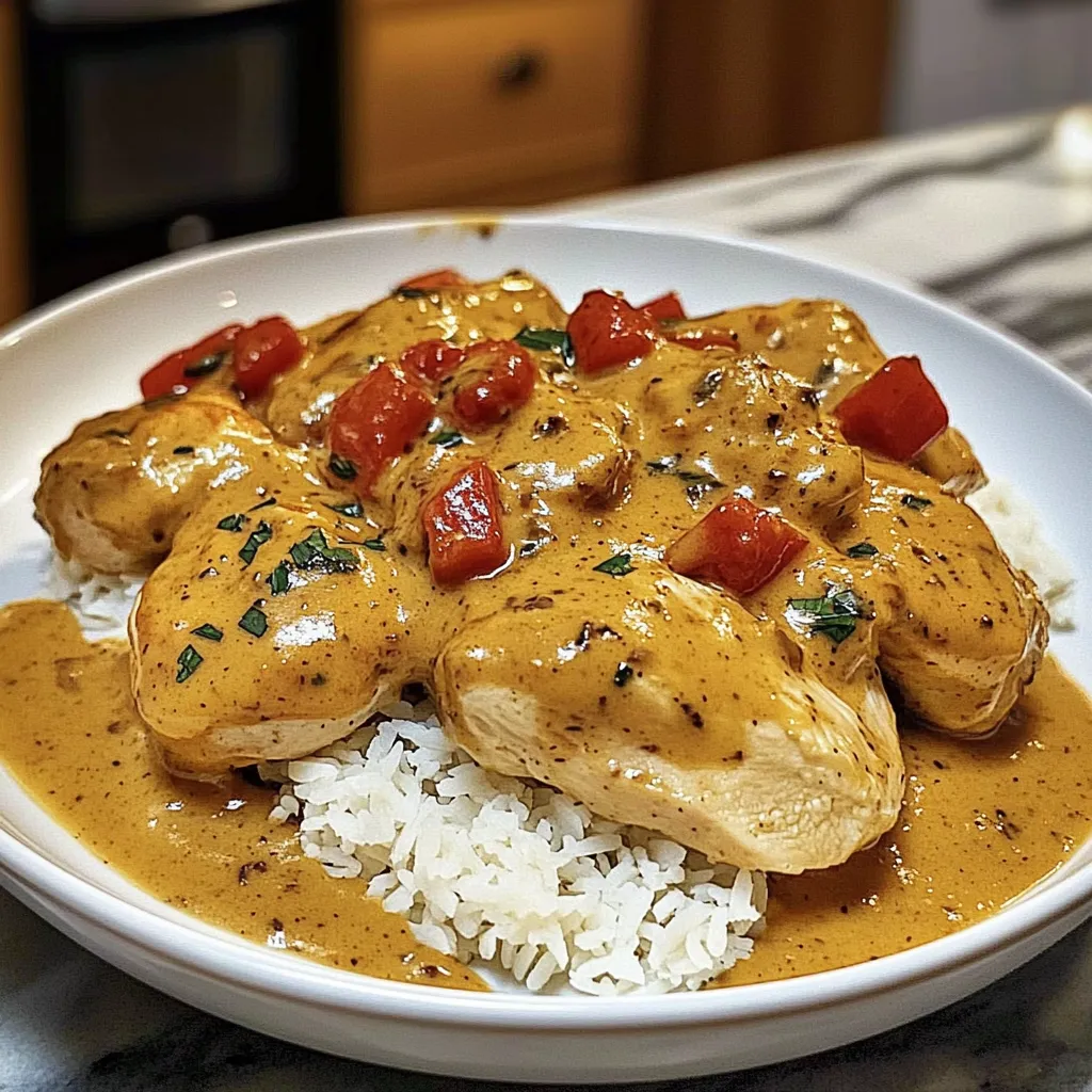 Tips for Poulet Sauce Crémeuse & Riz Moelleux 