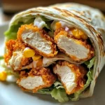 5-Minute Crispy Chicken Ranch Snack Wrap You’ll Crave