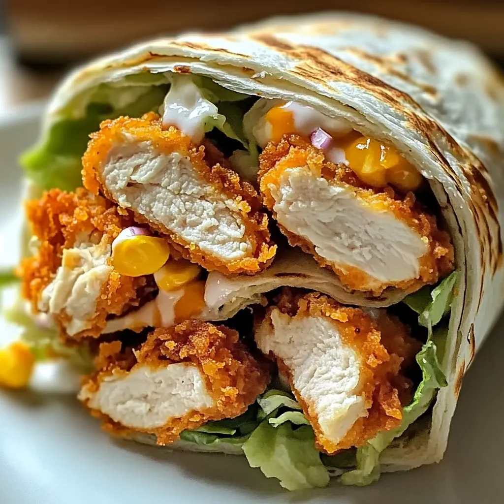 5-Minute Crispy Chicken Ranch Snack Wrap You’ll Crave