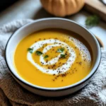 BUTTERNUT SQUASH SOUP
