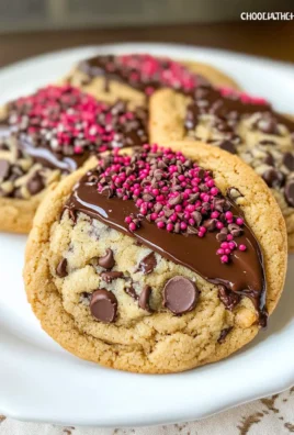 CHOCOLATE-DIPPED CHOCOLATE CHIP COOKIES