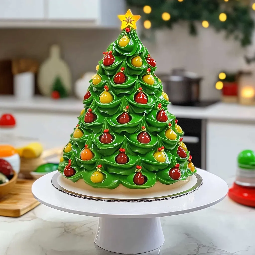 Christmas Tree Cake