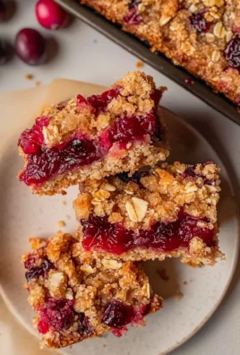 Cranberry Crumb Bars