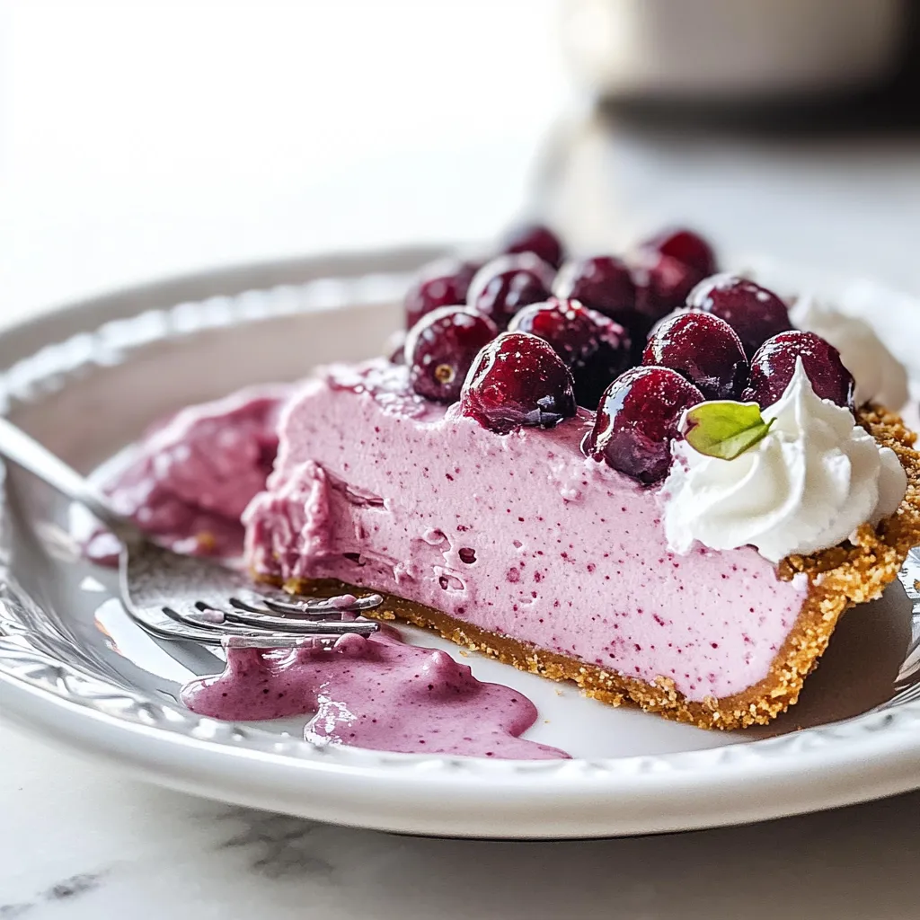 Cranberry Mousse Pie