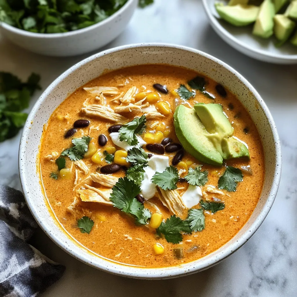 Creamy Chicken Enchilada Soup to Save Dinner Tonight