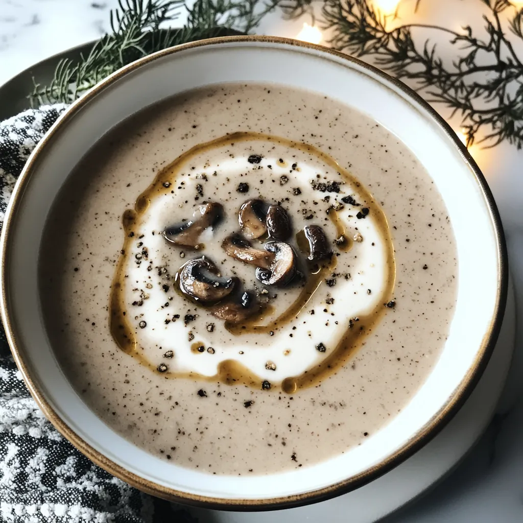CREAMY MUSHROOM SOUP