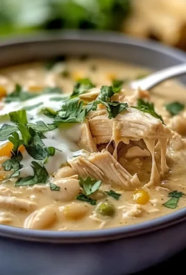 Creamy White Chicken Chili with Cream Cheese Delight