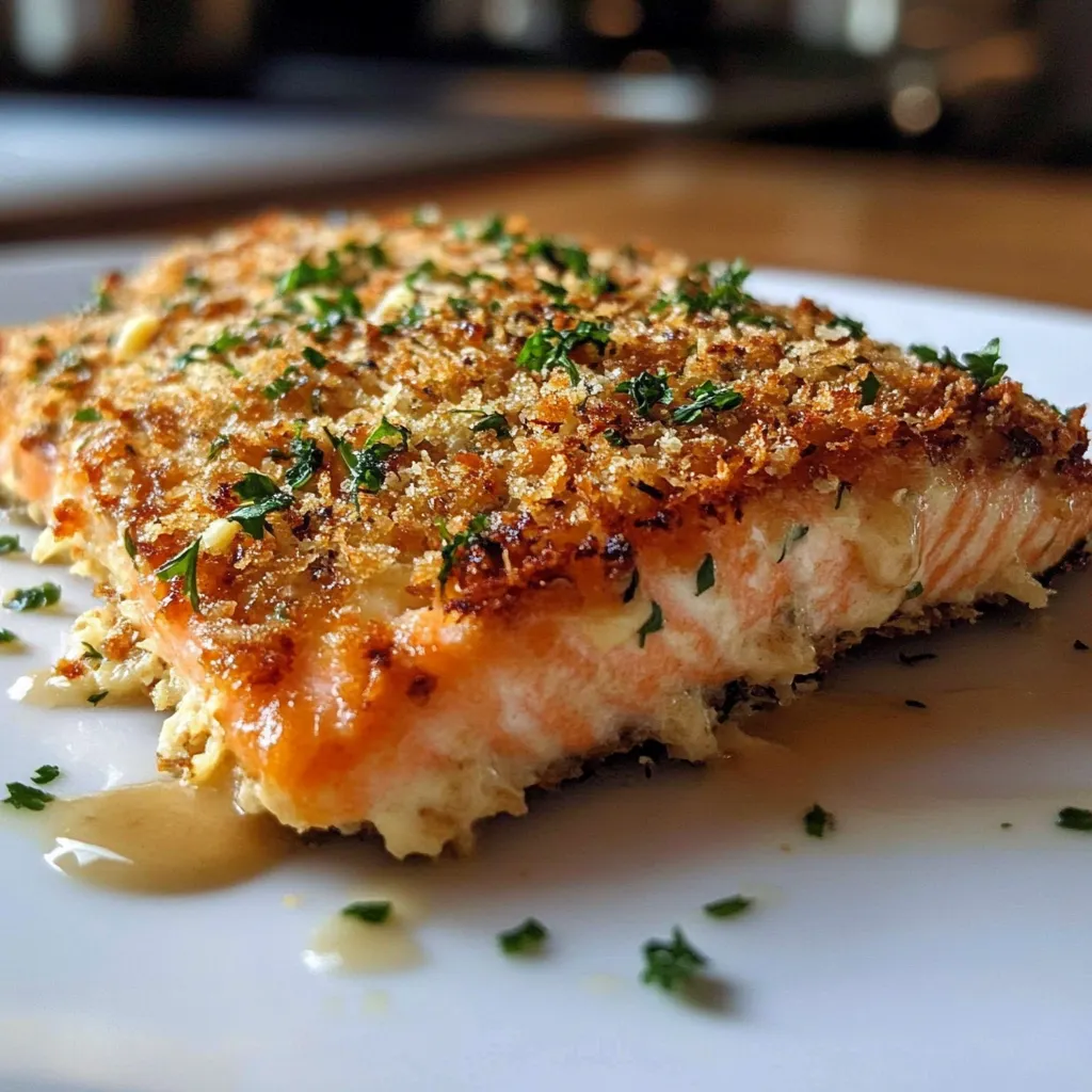 Crispy Parmesan Crusted Baked Salmon: 1 amazing dish