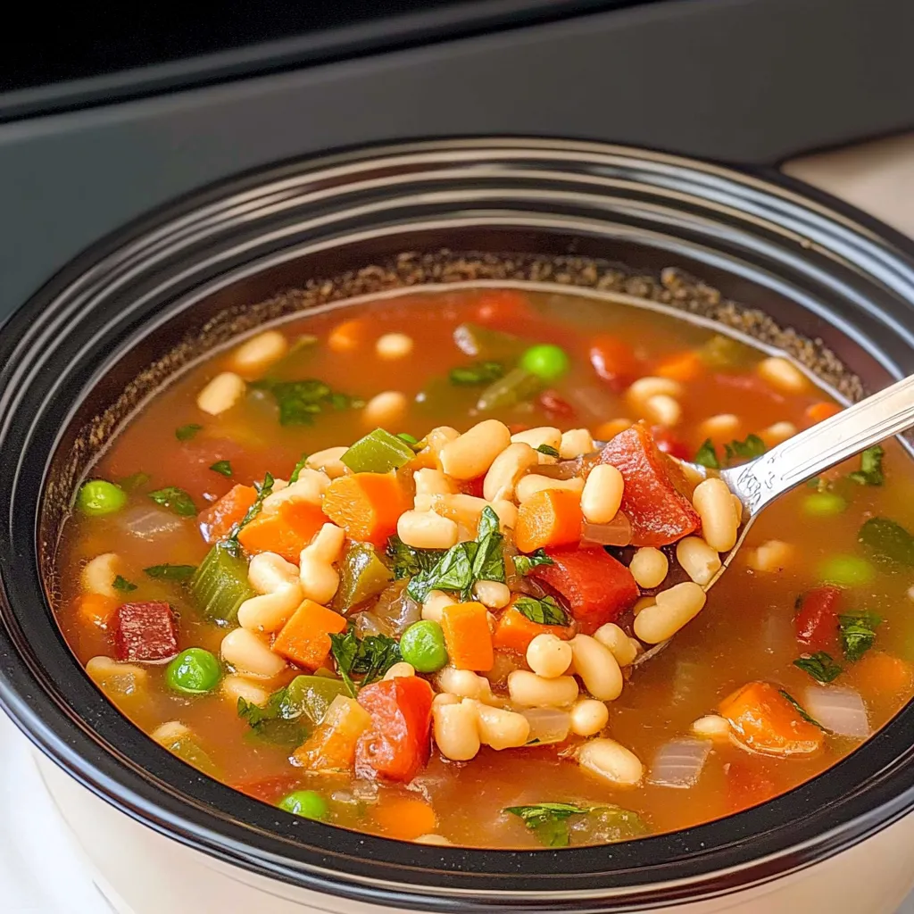 CROCKPOT MINESTRONE SOUP