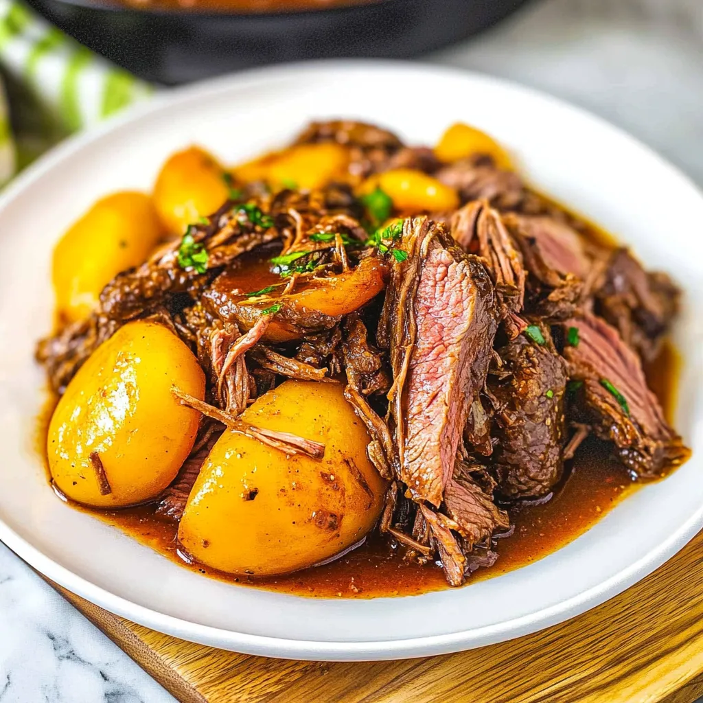 CROCKPOT ROAST BEEF (WITH A SECRET INGREDIENT!)