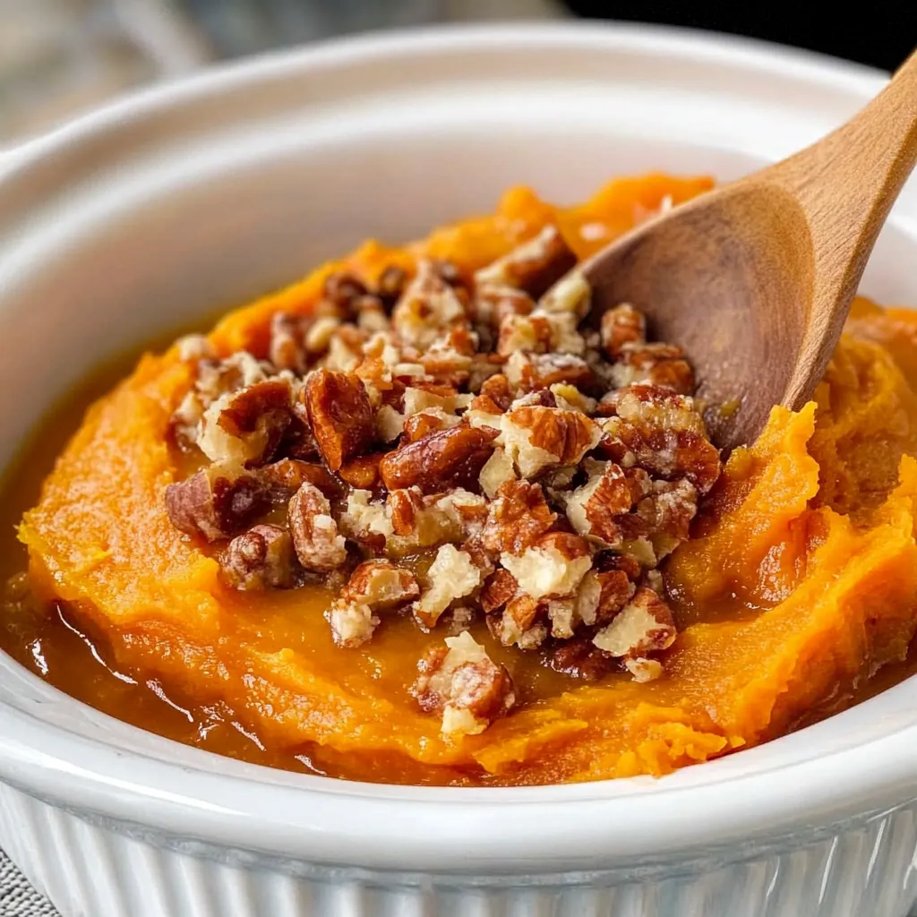 Crockpot Sweet Potato Casserole